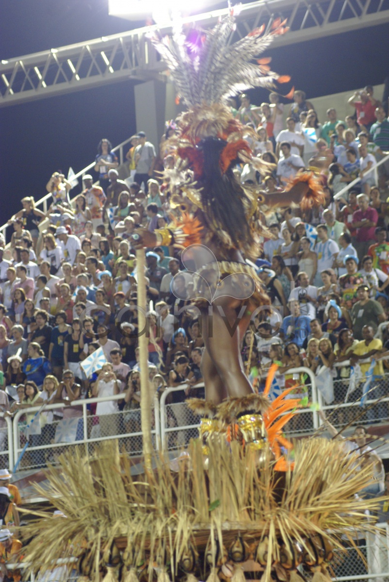 Rio De Janeiro, Brazil. 19th Feb, 2023. GRES Unidos de Bangu during the  Serio Ouro Samba School Parade at the Rio Carnival, held at the Marques de  Sapucaí Sambadrome in downtown Rio